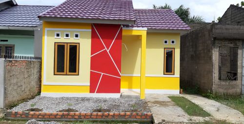 foto tampak rumah tipe 36 perumahan Griya Sartika Residence