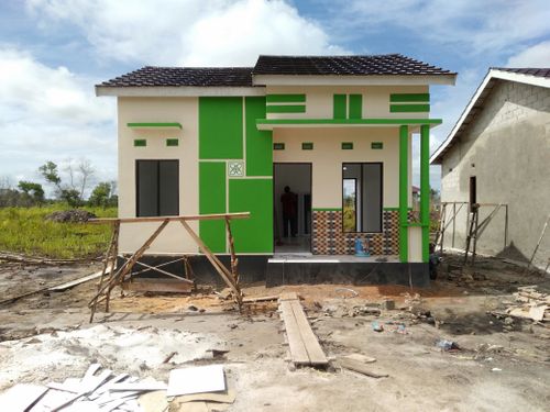 foto tampak rumah tipe 36 perumahan GRIYA BATU AMPAR