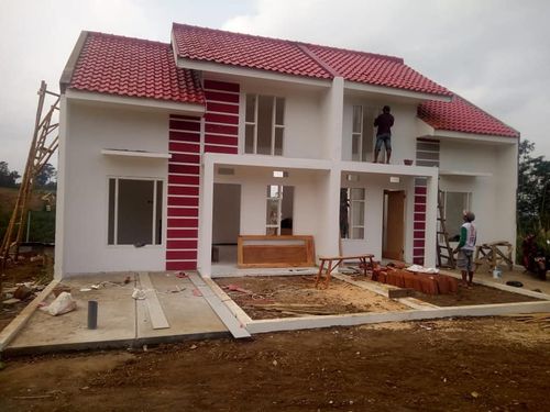 foto tampak rumah tipe 30 perumahan Rubyland Residence