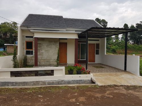 foto tampak rumah tipe RAFLESIA perumahan PERUMAHAN LEMBAH PERMATA