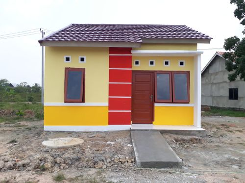 foto tampak rumah tipe 36 perumahan Bukit Sentosa Residence 3