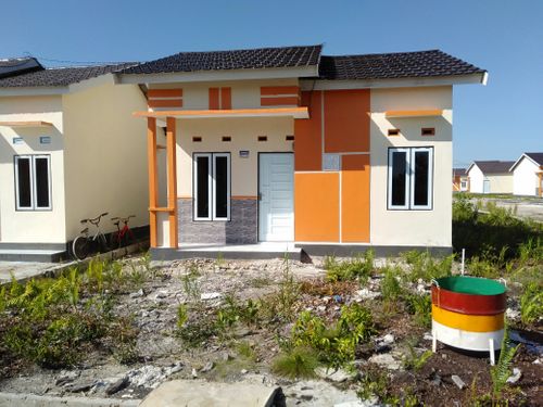 foto tampak rumah tipe 36 perumahan CASADOVA INDAH PERMAI TAHAP II