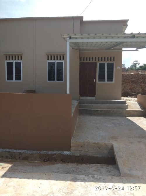foto tampak rumah tipe 36 perumahan KARYA INDAH