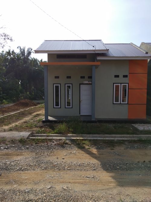 foto tampak rumah tipe 36 perumahan GRIYA AGUNG PERMAI II