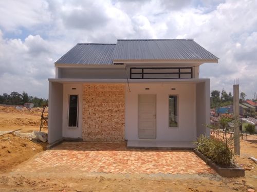 foto tampak rumah tipe 36 perumahan NUSANTARA HILL