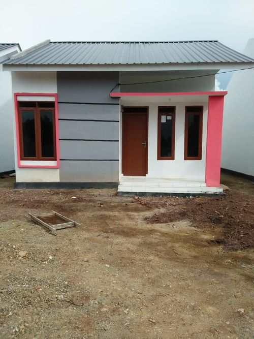 foto tampak rumah tipe 36 perumahan Aiman Regency