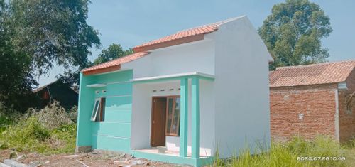 foto tampak rumah tipe 36/72 perumahan Griya Syaza Asri