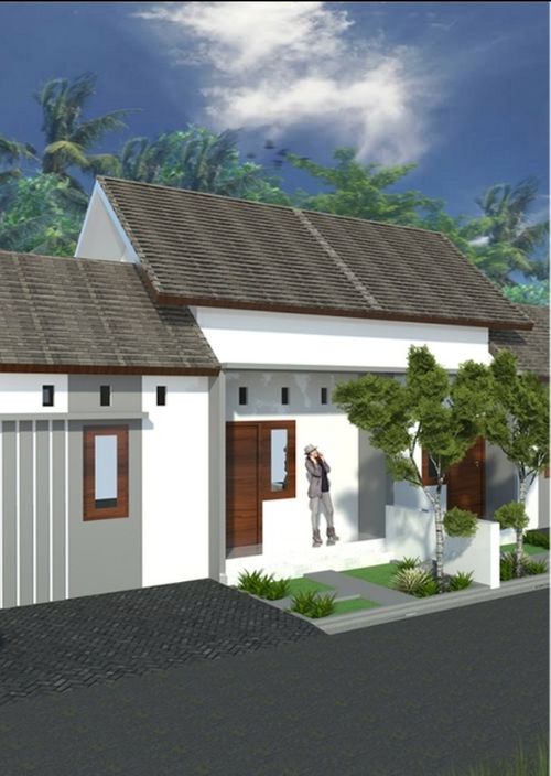 foto tampak rumah tipe 30/70 perumahan SEMANGGI GRAND CITY