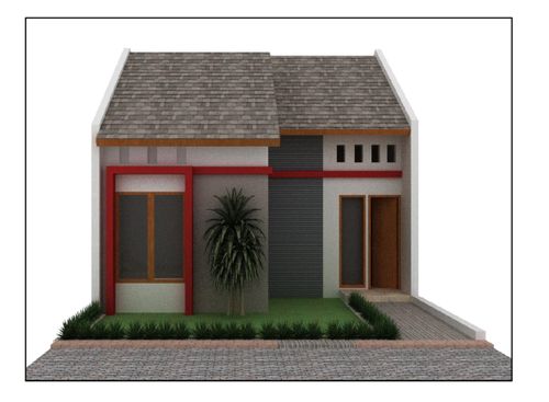 foto tampak rumah tipe T.30 perumahan PERUMAHAN ASRI LESTARI RESIDENCE