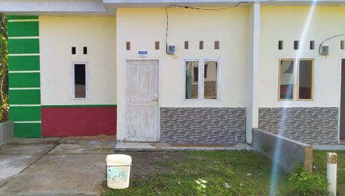 foto tampak rumah tipe 36/72 perumahan PONDOK HARAPAN 1