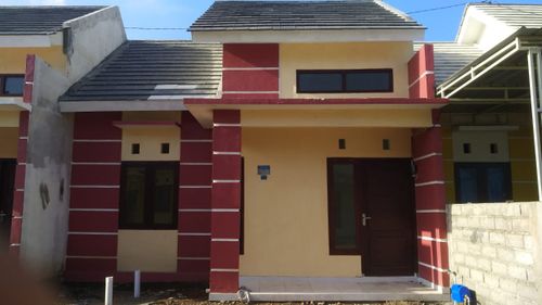 foto tampak rumah tipe 36 perumahan CANDRA KIRANA ASRI