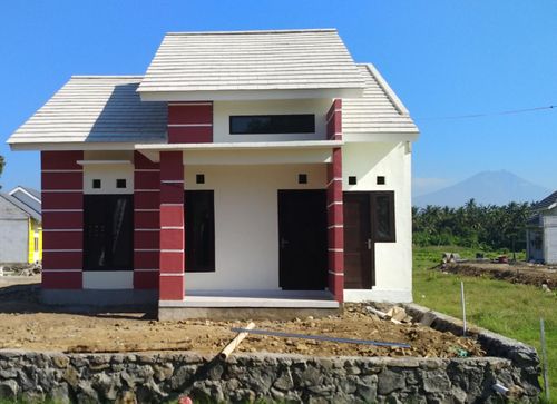 foto tampak rumah tipe 60 perumahan CANDRA KIRANA ASRI
