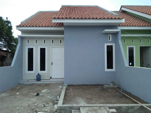 foto tampak rumah tipe  50/81 perumahan GRIYA JATI PERMAI II