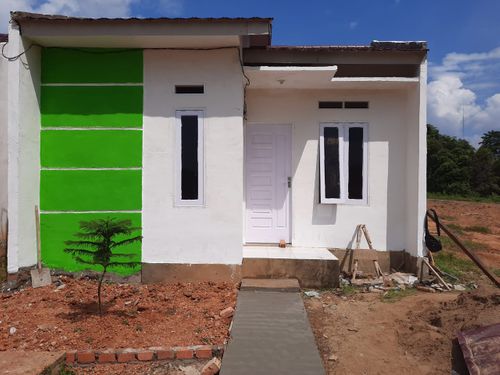 foto tampak rumah tipe 36 perumahan ALAM HIJAU 3