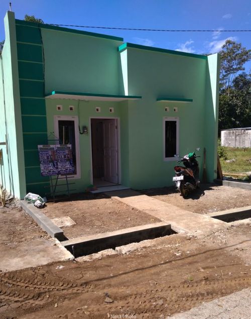 foto tampak rumah tipe 30/60 perumahan Griya Mandiri Asri