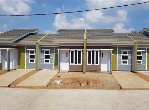 foto tampak rumah tipe subsidi perumahan Bukit Puri Asri (SKMA)