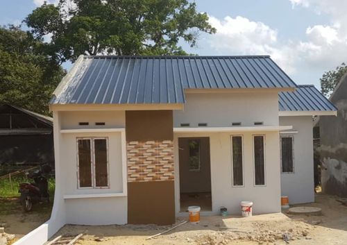 foto tampak rumah tipe 36/108 perumahan puri amanah residence