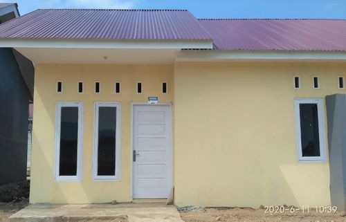 foto tampak rumah tipe 36/91 perumahan PERUMAHAN GRAHA BUNGA MAS