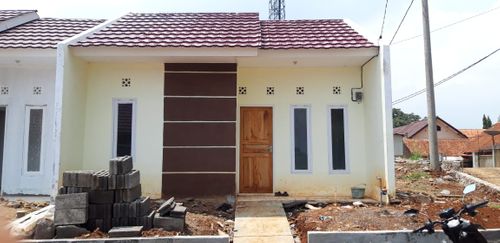 foto tampak rumah tipe 27 perumahan GRAHA PASIR HAYAM