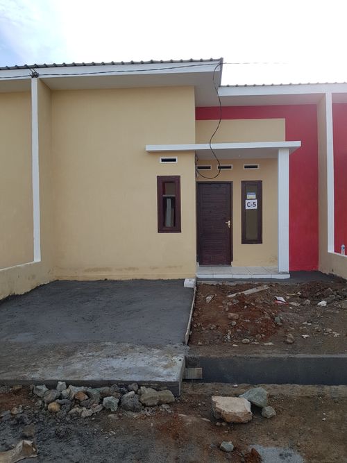 foto tampak rumah tipe 32/72 perumahan BUKIT BUNGA RESIDENCE