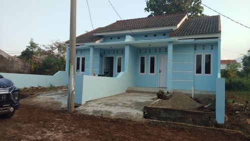 foto tampak rumah tipe 36 perumahan Panorama Bukit Halimpu 3