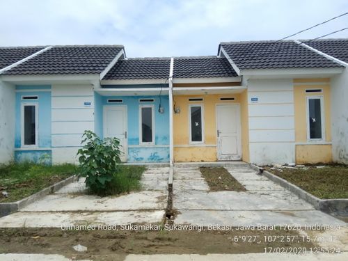 foto tampak rumah tipe 22/60 perumahan SUKAMEKAR REGENCY