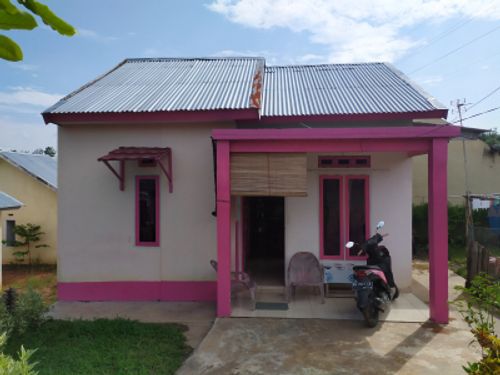 foto tampak rumah tipe 36 perumahan UJUNG KARANG INDAH ESTATE