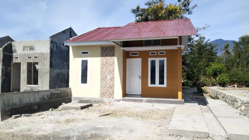 foto tampak rumah tipe 36 perumahan GRAHA MUTIARA