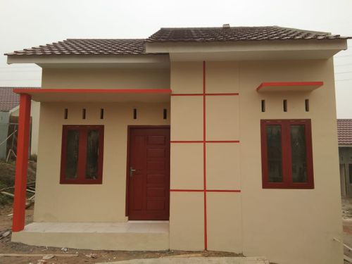 foto tampak rumah tipe 36 perumahan VILLA ANUGERAH MANDIRI 14