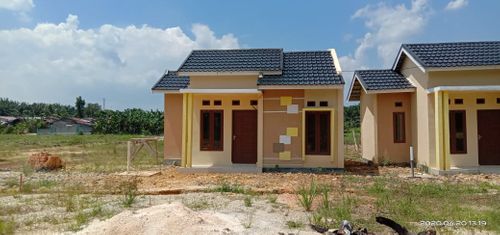 foto tampak rumah tipe 36 perumahan LEMBAH SARI RESIDENCE
