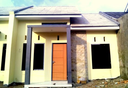 foto tampak rumah tipe 36 perumahan D' KEBONSARI VILLAGE