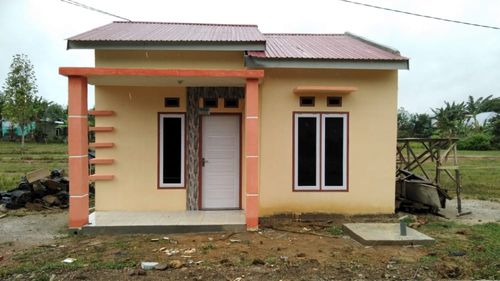 foto tampak rumah tipe 36 perumahan Bungo Dani Residence 3