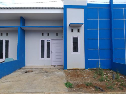 foto tampak rumah tipe 36 perumahan JINGGA LAND PARANGBANOA