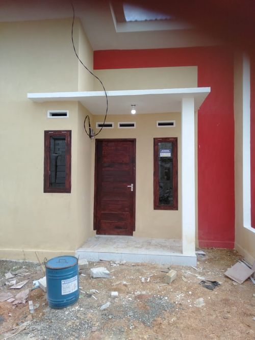 foto tampak rumah tipe 32/72 perumahan BUKIT BUNGA RESIDENCE