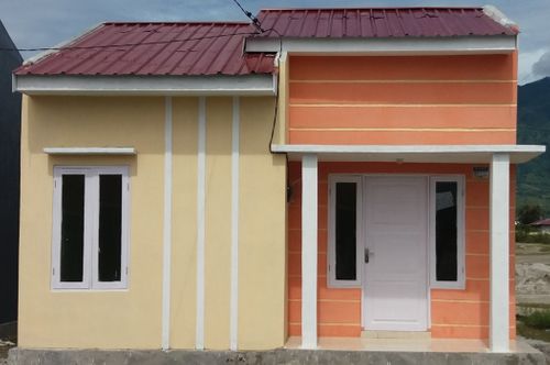 foto tampak rumah tipe 36/90 perumahan tinggede permai