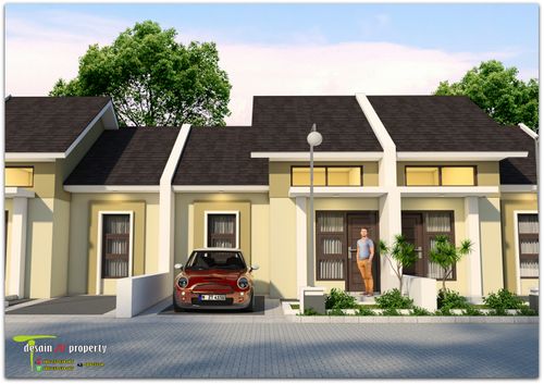 foto tampak rumah tipe 45/82 perumahan GRIYA PRINGGITAN ASRI