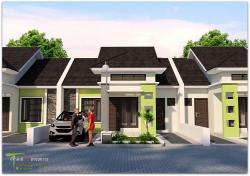 foto tampak rumah tipe 60/144 perumahan GRIYA PRINGGITAN ASRI