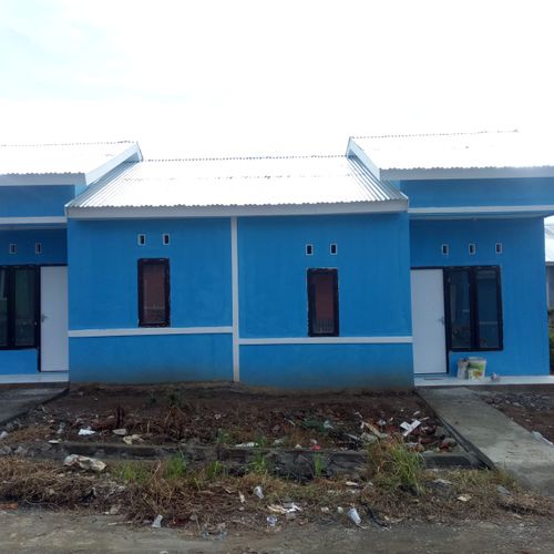 foto tampak rumah tipe RSt.30 perumahan Bumi Tibojong Indah