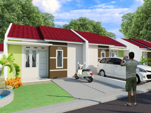 foto tampak rumah tipe 36 Lama perumahan PURI ANGSA ASRI 2 TAHAP 2
