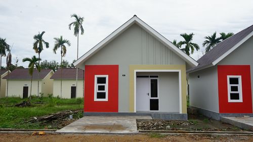 foto tampak rumah tipe Haruna 36 perumahan Haruna Mass