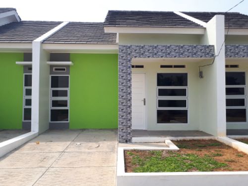 foto tampak rumah tipe 36 perumahan GRAHA TIRTAMULYA