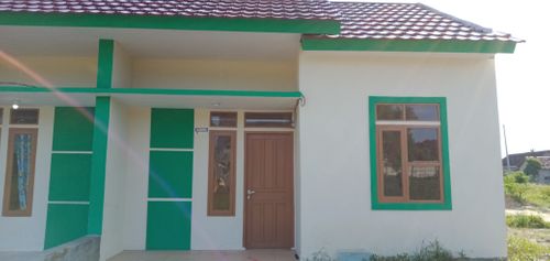 foto tampak rumah tipe 36/72 perumahan Citra bandarsari residence