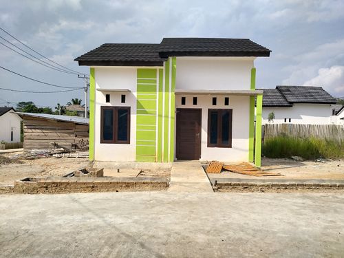 foto tampak rumah tipe 36  perumahan Talang Aman Residence