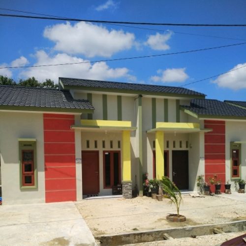 foto tampak rumah tipe 36/105 perumahan HARMONI RESIDENCE