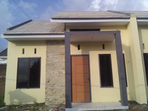 foto tampak rumah tipe 36 perumahan D' KEBONSARI VILLAGE