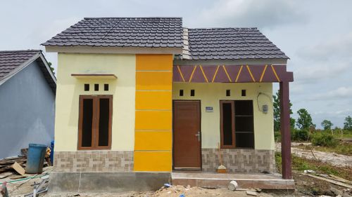 foto tampak rumah tipe 36 perumahan Annisa permai