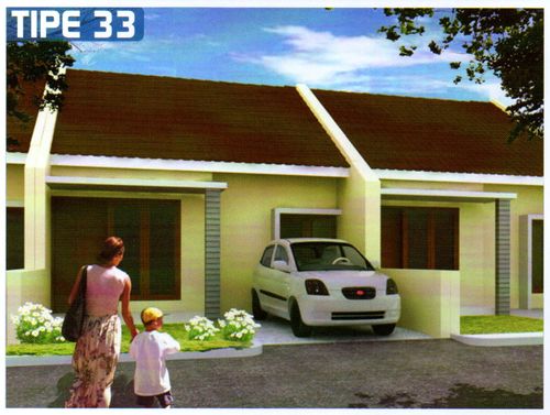 foto tampak rumah tipe 33/63 perumahan NUANSA CANDI PERMAI 4