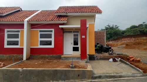foto tampak rumah tipe 36 perumahan GRAND RAHAYU RESIDENCE