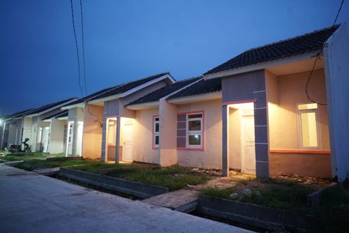 foto tampak rumah tipe 30/60 perumahan Fruit Garden Residence