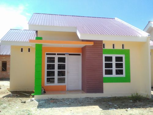 foto tampak rumah tipe 36 perumahan PURI MAYANG ASRI II THP II